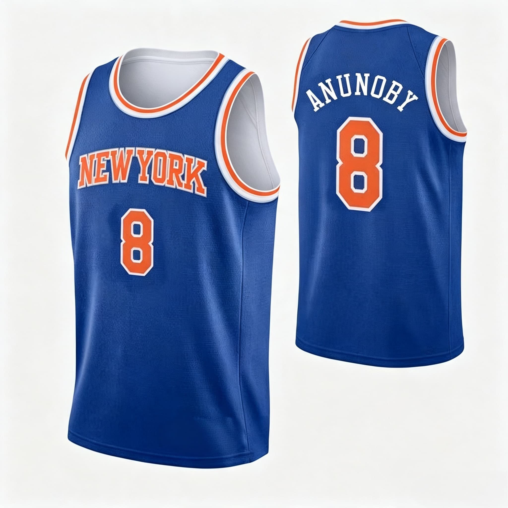 Men Anunoby #8 New York Basket - огляд і ціна Men'S Fashion New York