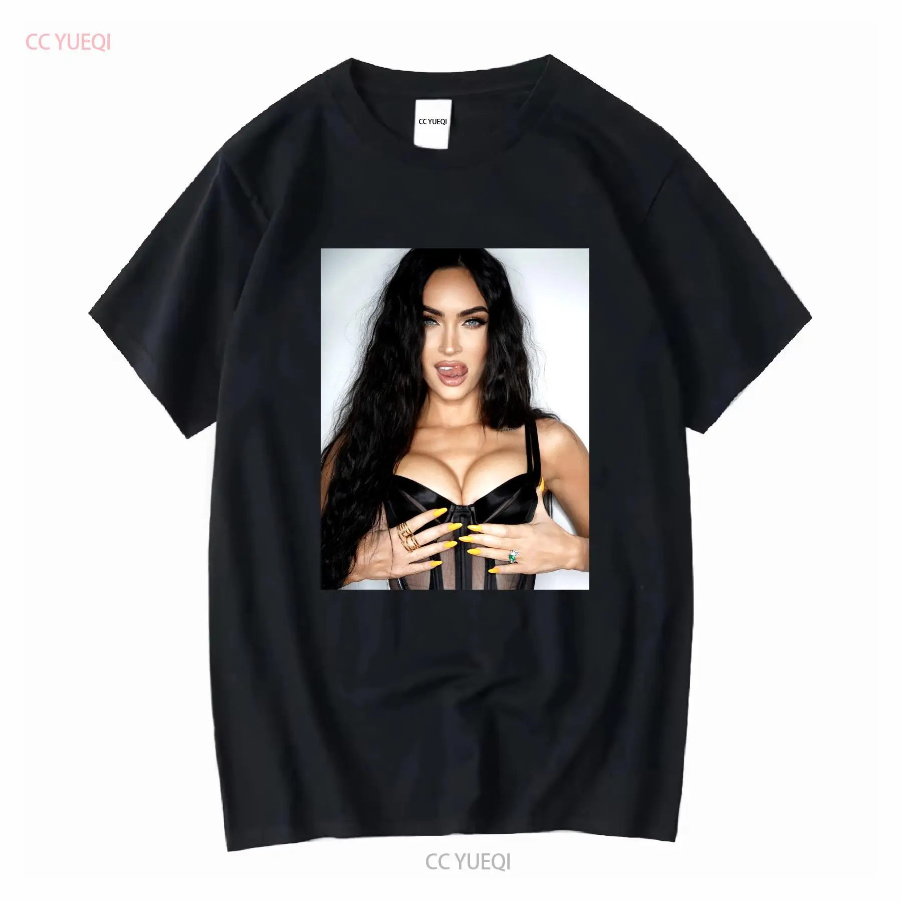 Megan Fox T shirt Poster long  - огляд і ціна Poster Men Fashion