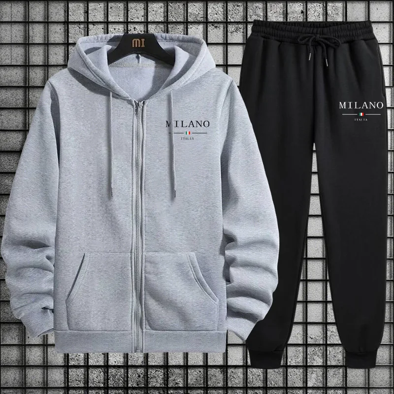 Spring 2026 Men's Tracksuit Ca - огляд і ціна Mens Fashion Zip Up Hoodies