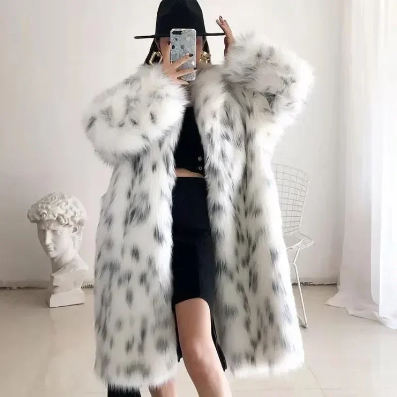 Women Faux Fur Long Coat Fashi - огляд і ціна Men'S Fashion X