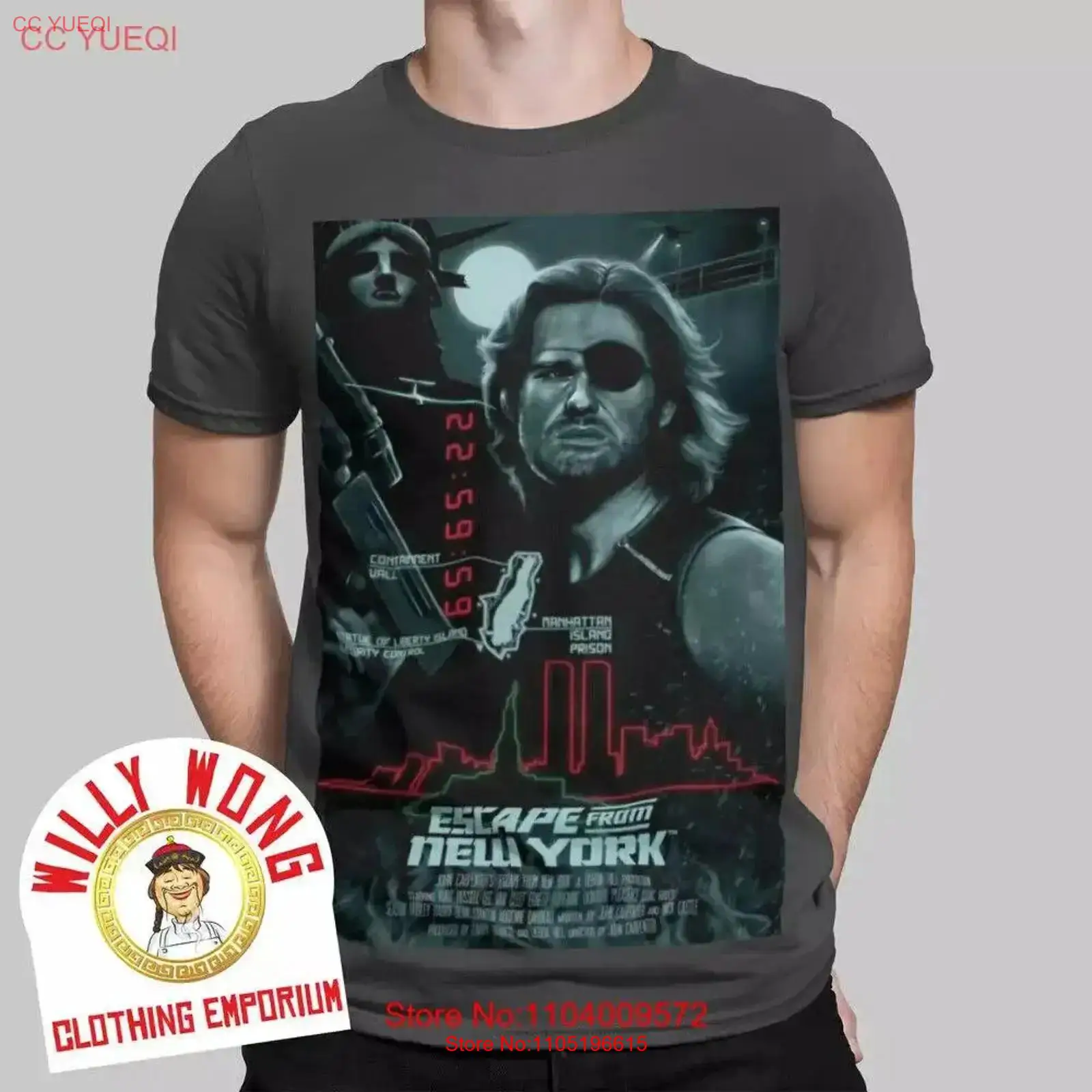 Escape From New York T Shirt R - огляд і ціна Men'S Fashion New York